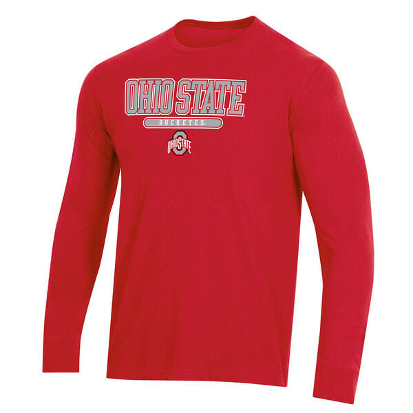 Mens Knights Apparel Ohio State University Long Sleeve T-Shirt - image 
