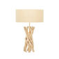 9th & Pike(R) Beige Wood Rustic Table Lamp - image 1