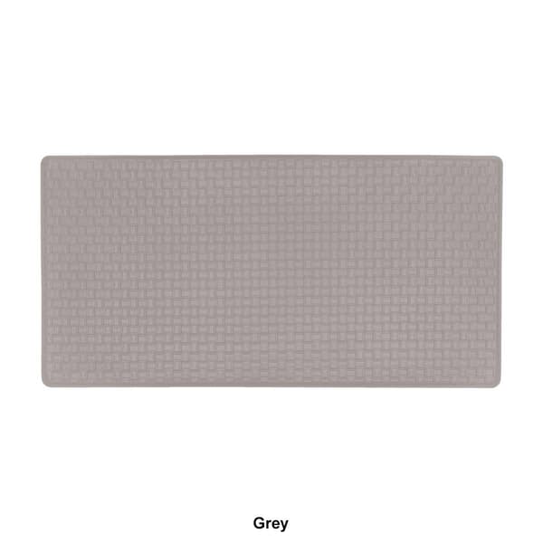Achim Woven-Embossed Faux-Leather Anti-Fatigue Mat