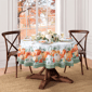 Threadmade Pumpkin Harvest Vine Double Border Tablecloth - image 5