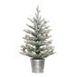 Puleo International 2ft. Metal Pot Artificial Christmas Tree - image 1