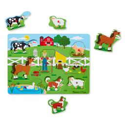 Melissa &amp; Doug® 8pc. Old MacDonald's Farm Sound Puzzle