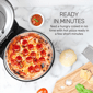 HomeCraft 12" Stone Baked Pizza Maker - image 3