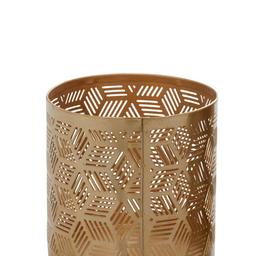9th & Pike® Gold Iron Glam Geometric Pencil Holder