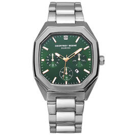 Mens Geoffrey Beene&#40;R&#41; Silver Square Bracelet Watch - GBA0030SL