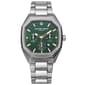 Mens Geoffrey Beene(R) Silver Square Bracelet Watch - GBA0030SL - image 1