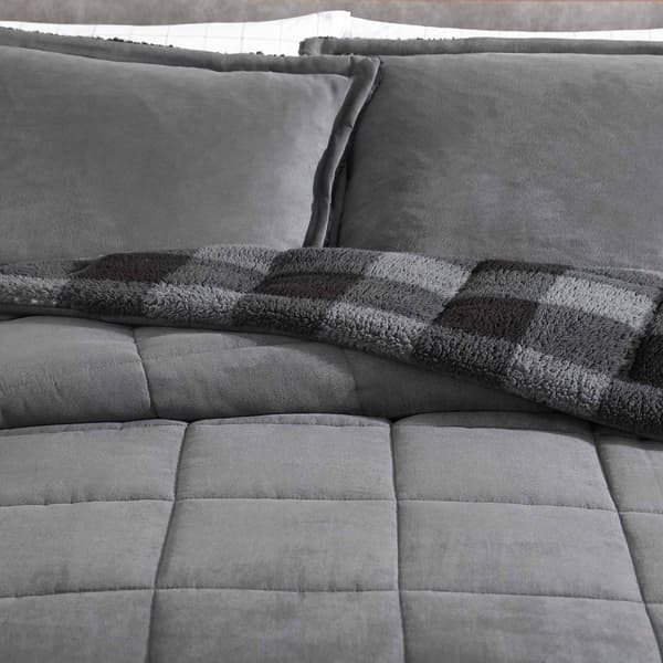 Eddie Bauer Cabin Plaid Comforter-Sham Reversible Set