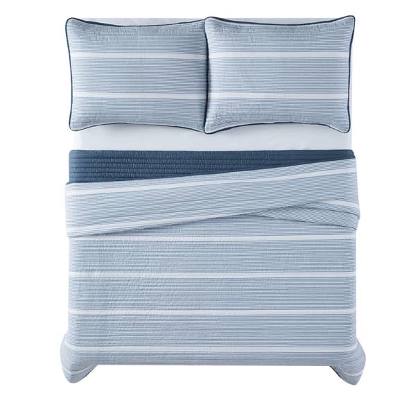 Brooklyn Loom Niari Yarn Dye Striped Quilt Set