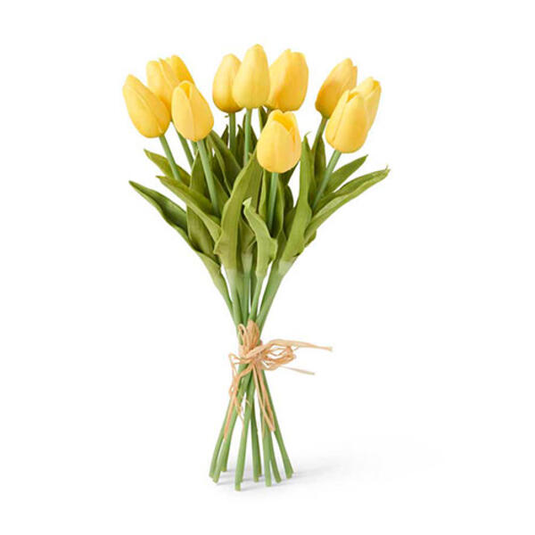 K&K Interiors Mini Yellow Tulip Bundle - image 