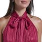 Womens Calvin Klein Sleeveless Tie Neck Rhinestone Blouse - image 4