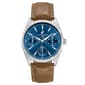 Mens Caribbean Joe Blue Dial Strap Watch - CJ7175SLBL - image 1