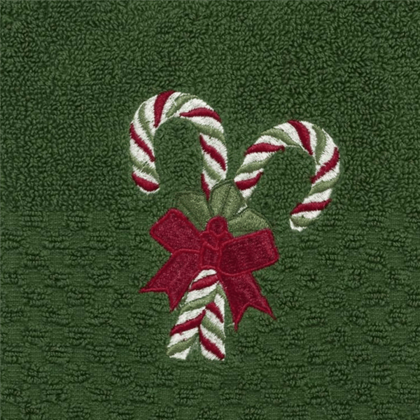 Avanti Candy Cane 2pc. Hand Towel