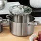 BergHOFF Graphite Stainless Steel 8in. Stockpot w/ Glass Lid - image 4
