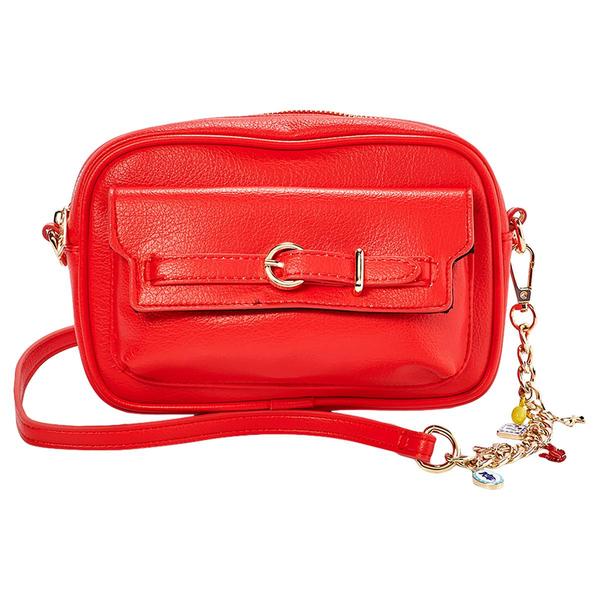 Madden Girl Textured Camera Crossbody