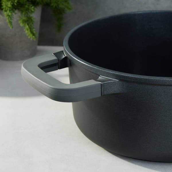 BergHOFF Stone+ 5pc. Nonstick Ceramic Cookware Set w/ Glass Lid