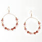 Ashley Cooper(tm) Berry Bead Hoop Earrings - image 1