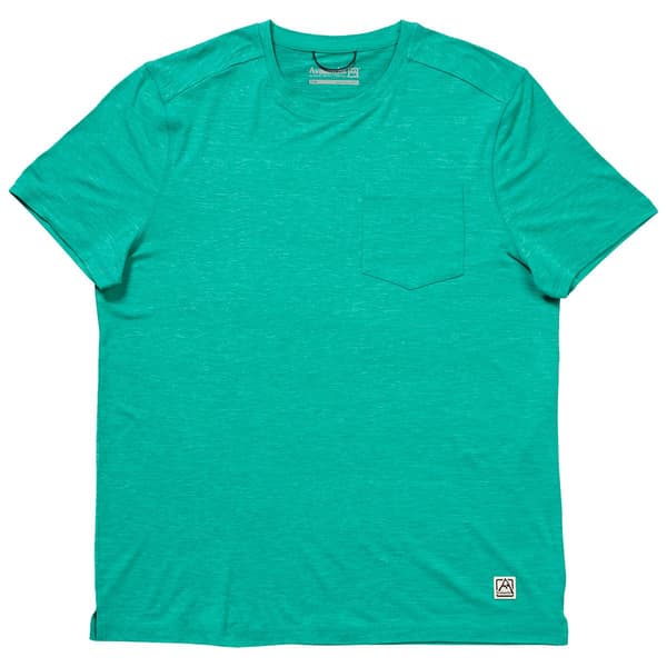Mens Avalanche&#40;R&#41; Short Sleeve Space Dye Chest Pocket Tee