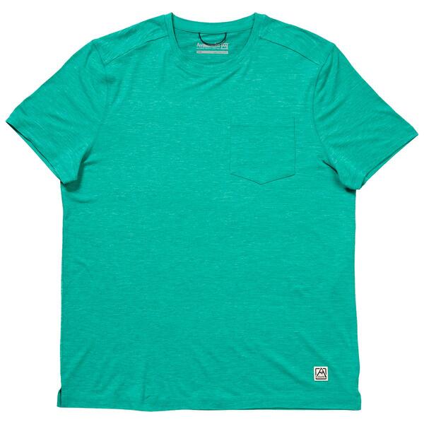 Mens Avalanche&#40;R&#41; Short Sleeve Space Dye Chest Pocket Tee - image 