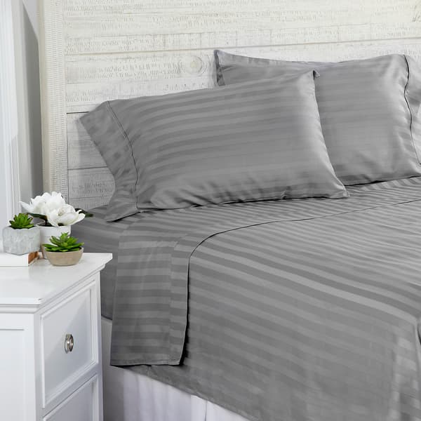 Imperial Living&#40;tm&#41; 400 Thread Count Dobby Stripe Sheet Set - image 