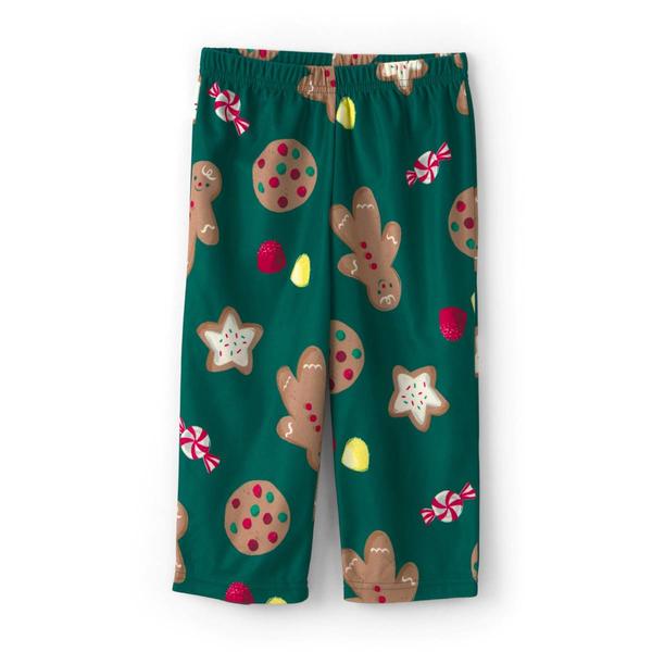 Toddlers Carter''s® 2pc. Christmas Gingerbread Fleece Pajama Set