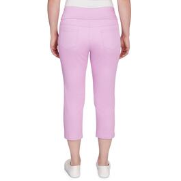 Petite Hearts of Palm Spring Into Action Stretch Capris Pants
