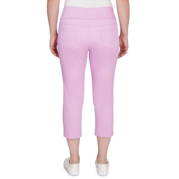 Petite Hearts of Palm Spring Into Action Stretch Capris Pants Boscov's