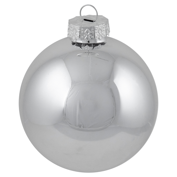 Northlight 72ct. 2-Finish Christmas Glass Ball Ornaments