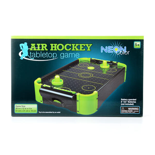 Neon Tabletop Air Hockey - image 