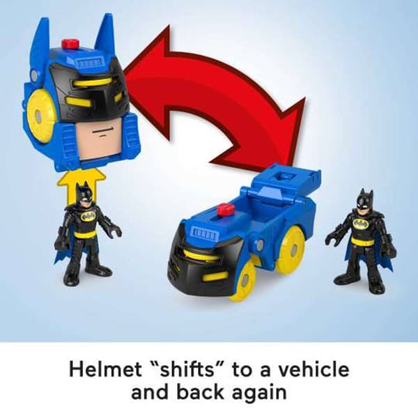 Fisher-Price&#174; Imaginext&#174; DC Head Shifters Batman&#8482; & Batmobile