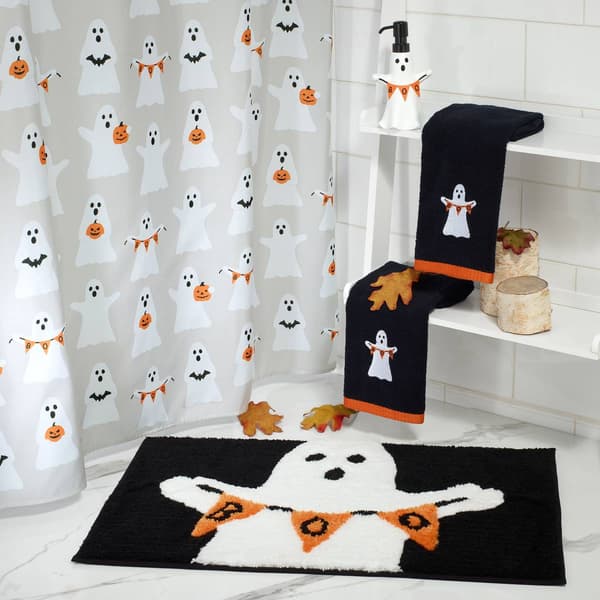 Avanti Ghost Boo Halloween Bathroom Collection