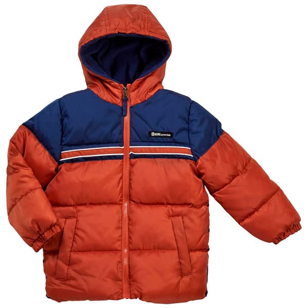 Boys &#40;4-7&#41; iXtreme Ripstop Color Puffer - Burnt Orange - image 