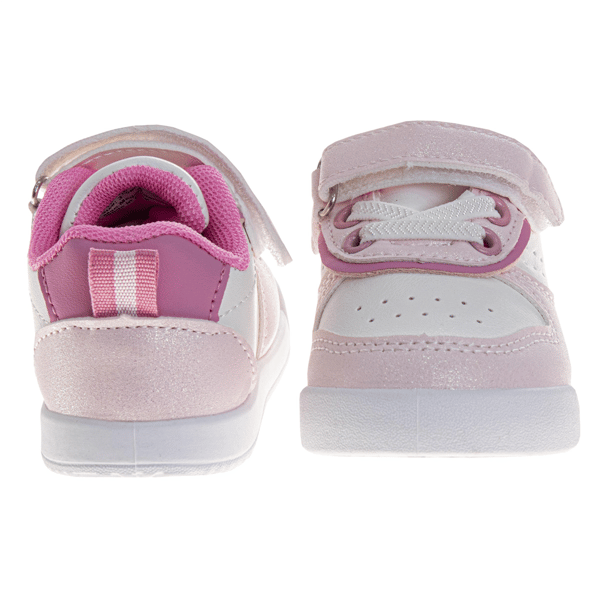 Toddler Girls Josmo® Pink Hook & Loop Fashion Sneakers