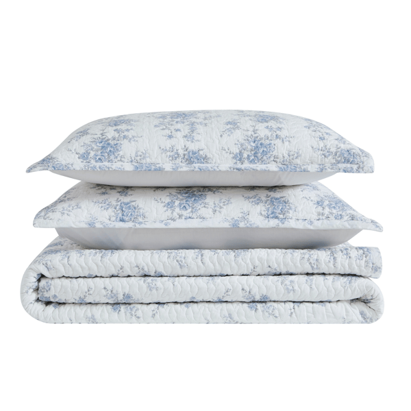 The Farmhouse by Rachel Ashwell British Rose 3pc. Quilt Set