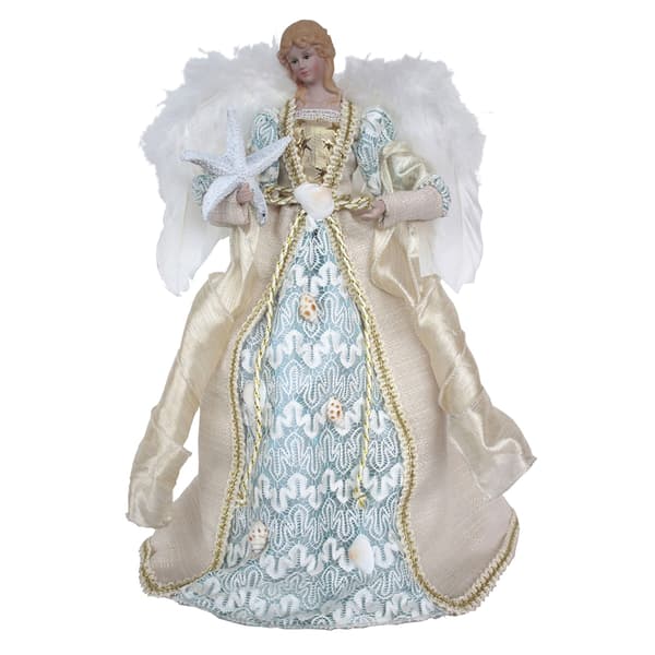 Santa's Workshop 16in. Coastal Angel Tree Topper - image 