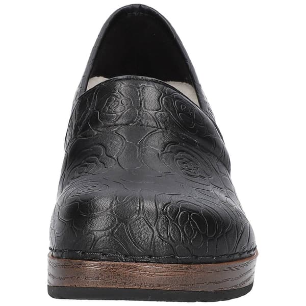 Womens Easy Works by Easy Street Sumiko Embossed Clogs