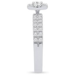 Nova Star® Sterling Silver 1/2ctw. Lab-Grown Diamond Bridal Ring