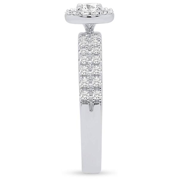 Nova Star® Sterling Silver 1/2ctw. Lab-Grown Diamond Bridal Ring