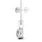 Moluxi&#8482; Sterling Silver Moissanite Necklace & Stud Earrings Set - image 3