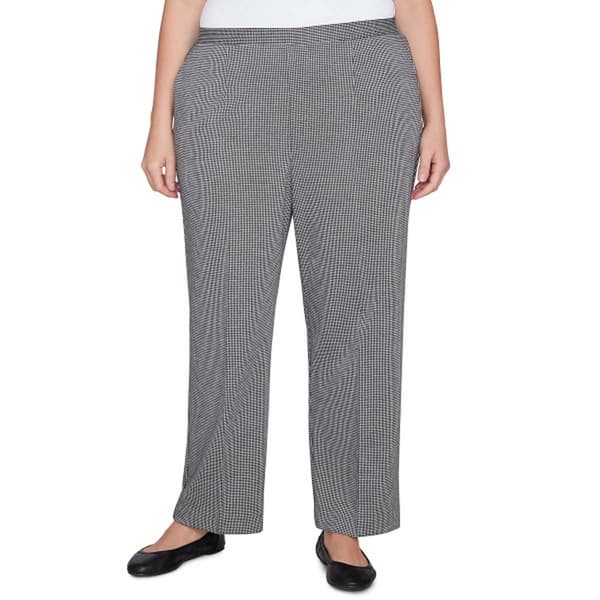 Plus size Alfred Dunner Runway Ready Houndstooth Pants-Short