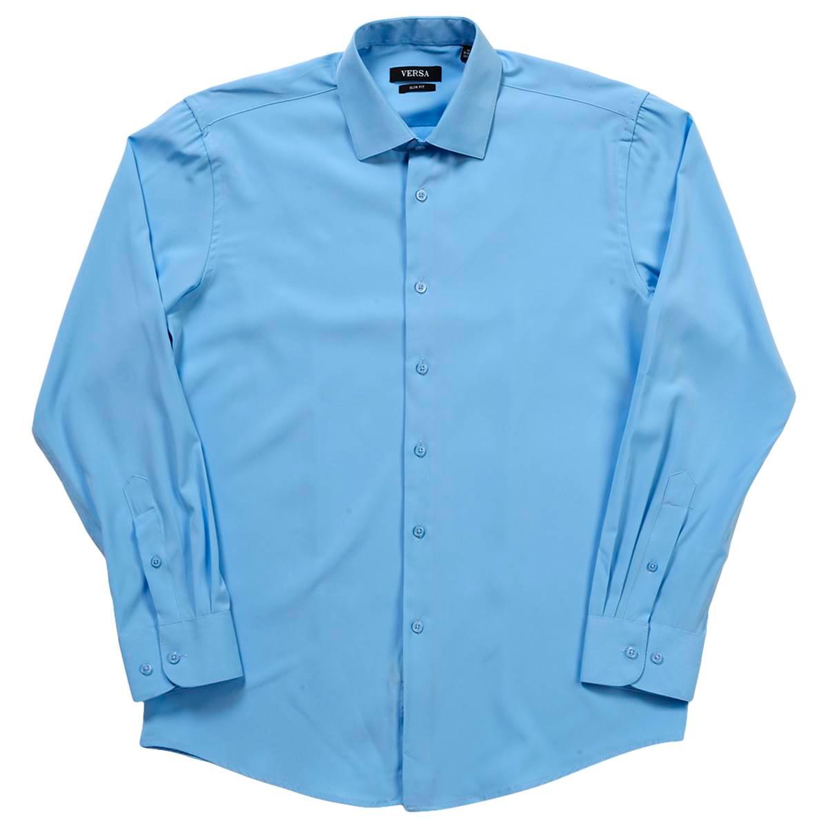 Mens Versa Slim Fit Dress Shirt - Carolina Light Blue