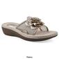 Womens Cliffs by White Mountain Chill Floral Wedge Sandals - image 7