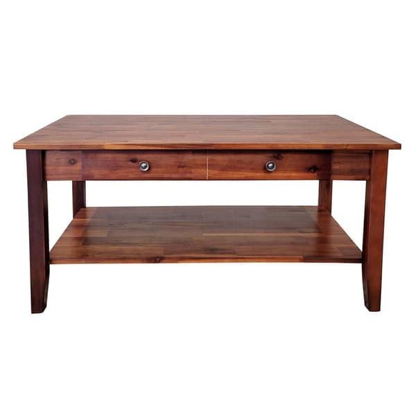 Casual Contemporary Living Solid Acacia Coffee Table