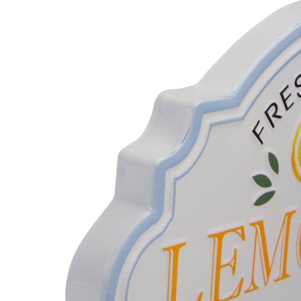 Northlight Seasonal Fresh Squeezed Lemonade Metal Sign