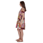 Petite Ruby Rd. Sedona Escape Tropical Patchwork Shift Dress - image 4