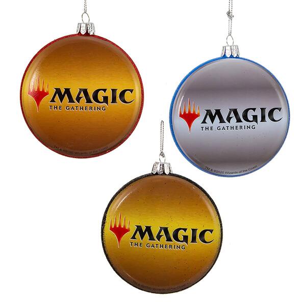 Kurt S. Adler Magic the Gathering&#40;R&#41; Discs Ornaments - Set of 3 - image 