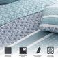 FreshFolds 3pc. Paisley Floral Reversible Bedspread Quilt Set - image 5