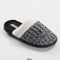 Womens Ellen Tracy Marled Knit Scuff Faux Fur Collar Slippers - image 4