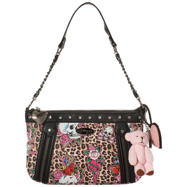 Ed Hardy Eve Cheetah Shoulder Bag - image 