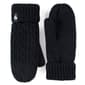 Womens Heat Holders Jackie Cable Mitten - Black - image 1