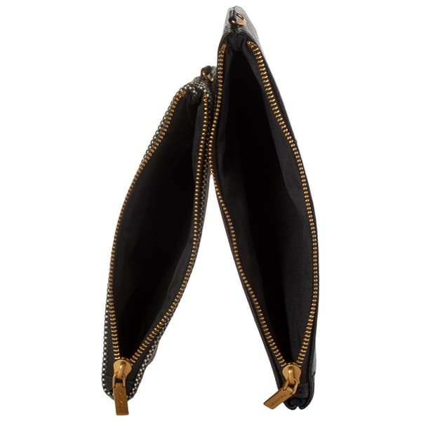 Womens Tahari Marty Woven Pouch Set